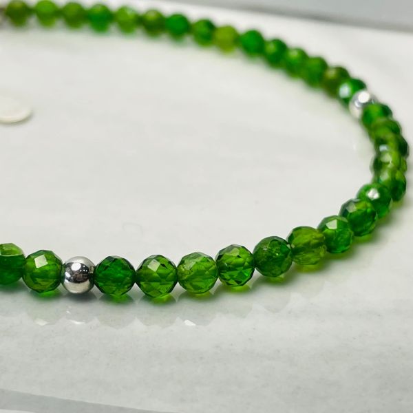 鑽切款：鉻透輝石Chrome Diopside 鉻透輝石