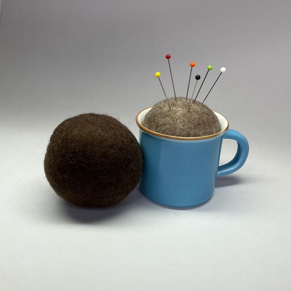 ONDO Pin Cup ONDO pin cup,pin cushion,cup,pin cushion,tool,knitting tool,knitting accessories,yak felt,knitting,crochet,handmade,stress release ball,toy