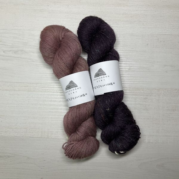 Shangdrok Wool Donegal Yarn Set knittingyarn,knitting,crochet,crochetyarn,shangdrok,ondohandcrafts,knitting,yarn,silkyak,theorchidthief,aubergine,wool,donegal