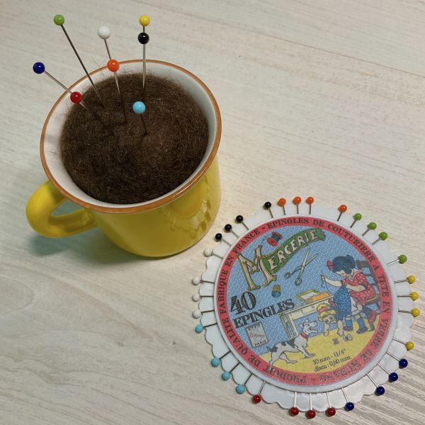 ONDO Pin Cup ONDO pin cup,pin cushion,cup,pin cushion,tool,knitting tool,knitting accessories,yak felt,knitting,crochet,handmade,stress release ball,toy