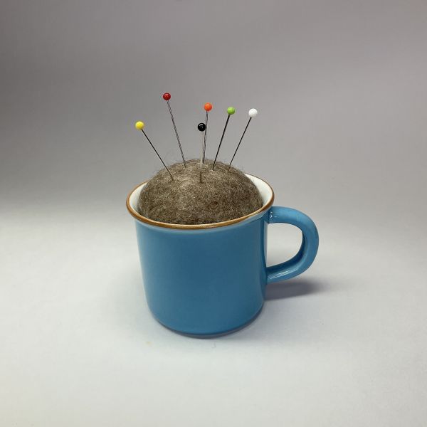 ONDO Pin Cup ONDO pin cup,pin cushion,cup,pin cushion,tool,knitting tool,knitting accessories,yak felt,knitting,crochet,handmade,stress release ball,toy