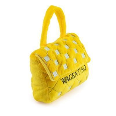 Haute Diggity | 惡搞范倫鐵諾黃色鉚釘包 啾啾玩具 