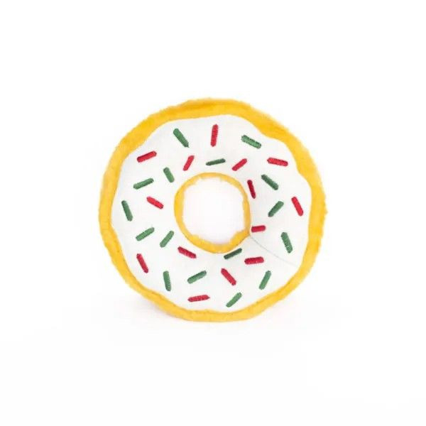 ZippyPaws | Donutz 聖誕節限定 白巧克力甜甜圈玩具 