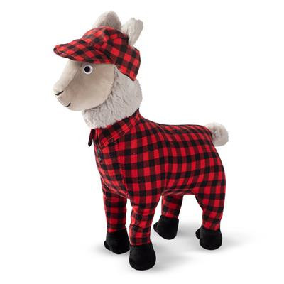 Petshop ｜ 格紋草泥馬啾啾玩偶 