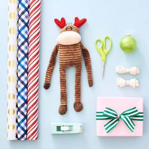 ZippyPaws | Holiday 聖誕節限定 長手長腳馴鹿 啾啾響紙玩具 