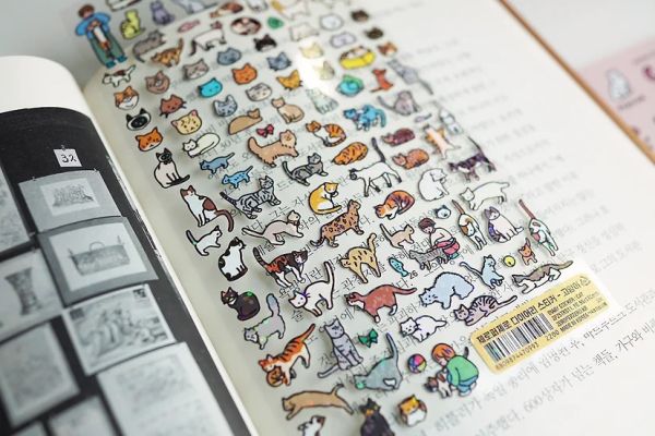 Zero Per Zero | Cat Diary 貓咪圖鑑 手帳貼紙 