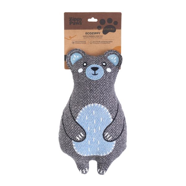 ZippyPaws | ecoZippy 環保愛地球系列-抱抱好朋友-斜紋灰熊 