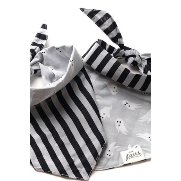 The Paws Spooky/Boo/Casper 萬聖節系列 雙面領巾 