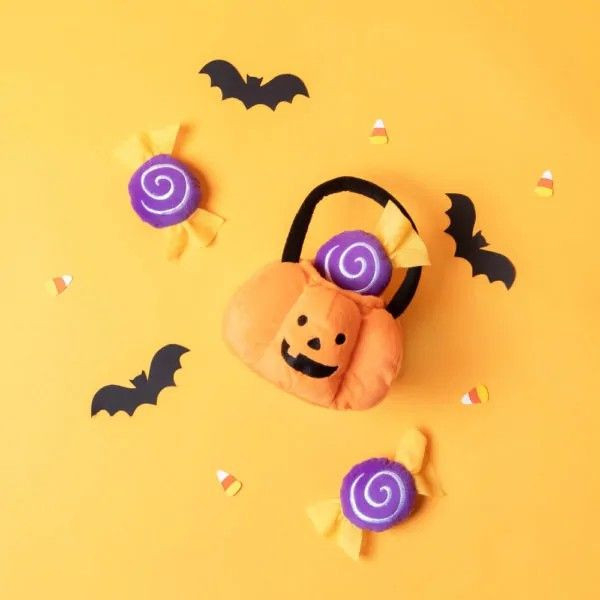 ZippyPaws | Halloween Burrow 萬聖節限定 南瓜燈籠 尋寶藏食益智玩具 
