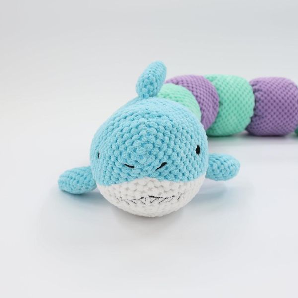 PatchWorkPet | 超大鯊魚毛毛蟲玩具 