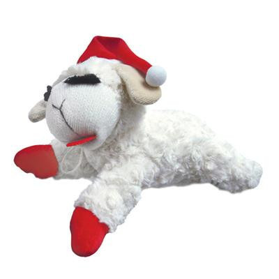 Multipet | Lamb Chop® 聖誕帽長睫毛綿羊啾啾玩偶 