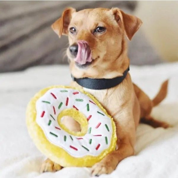 ZippyPaws | Donutz 聖誕節限定 白巧克力甜甜圈玩具 