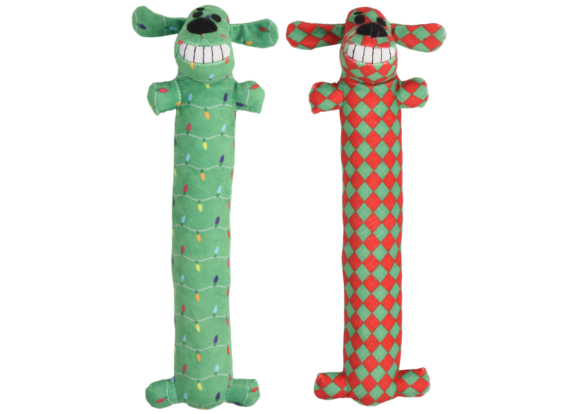 Multipet | Loofa® 聖誕節絲瓜狗啾啾玩具 