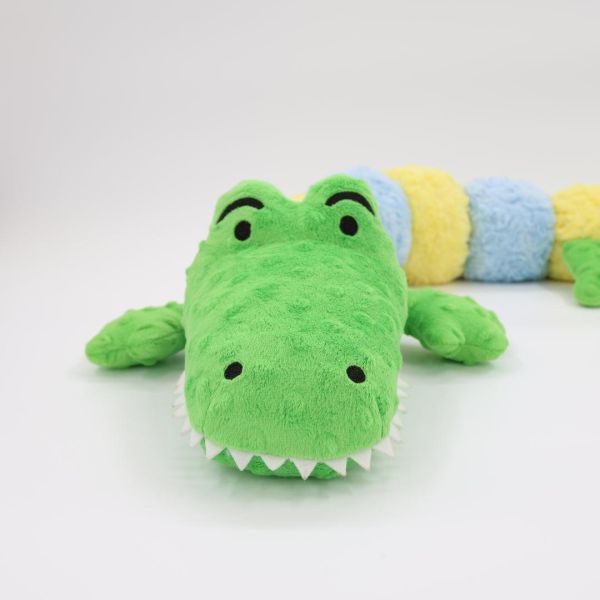 PatchWorkPet | 超大鱷魚毛毛蟲玩具 