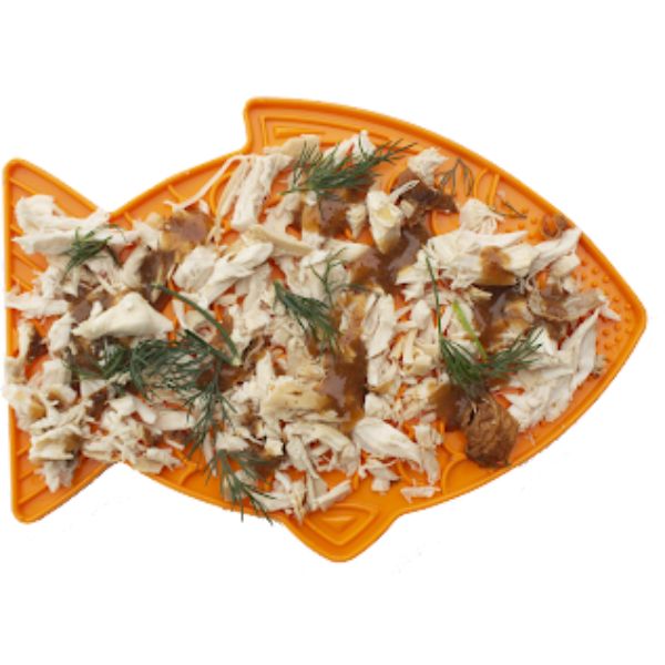 LickiMat Casper 寵物魚型慢食墊 