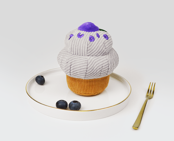 Studio Ollie Blueberry Cupcake 藍莓杯子蛋糕嗅聞玩具 