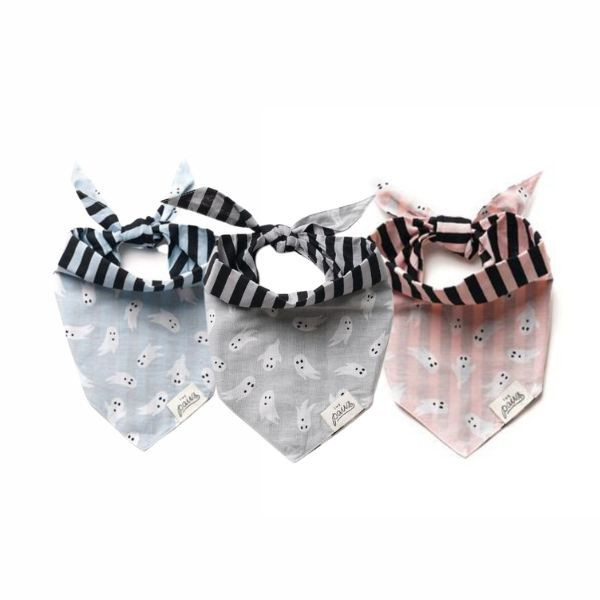 The Paws Spooky/Boo/Casper 萬聖節系列 雙面領巾 