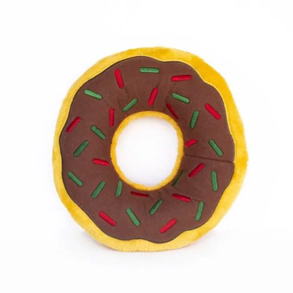 ZippyPaws | Donutz 聖誕節限定 巨大薑餅甜甜圈玩具 