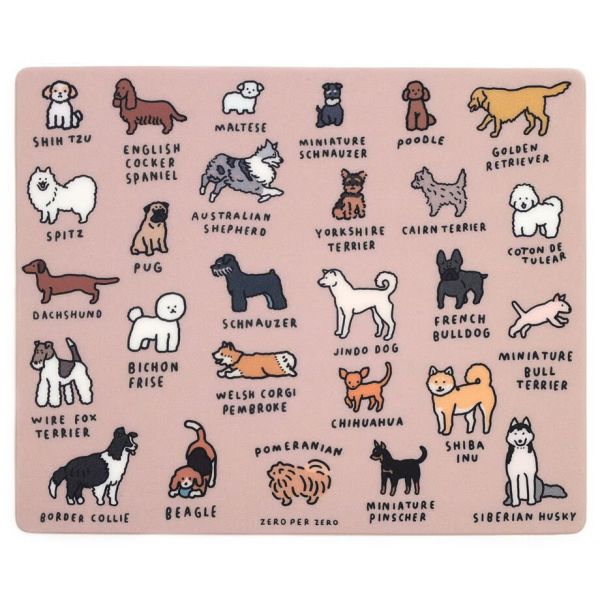 Zero Per Zero | Dog Dictionary 狗勾圖鑑 滑鼠墊 