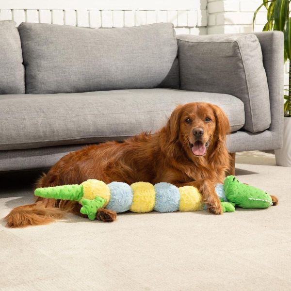 PatchWorkPet | 超大鱷魚毛毛蟲玩具 