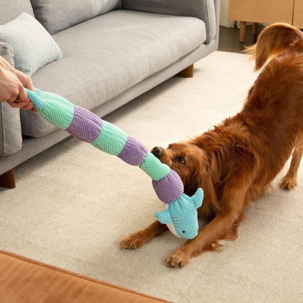 PatchWorkPet | 超大鯊魚毛毛蟲玩具 