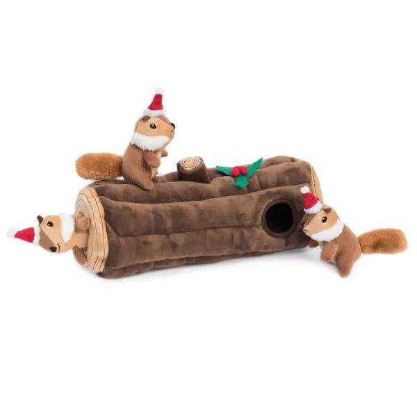 ZippyPaws | Holiday Burrow 聖誕節限定 花栗鼠樹屋 尋寶藏食益智玩具 