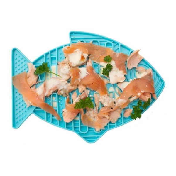 LickiMat Felix 寵物魚型慢食墊 