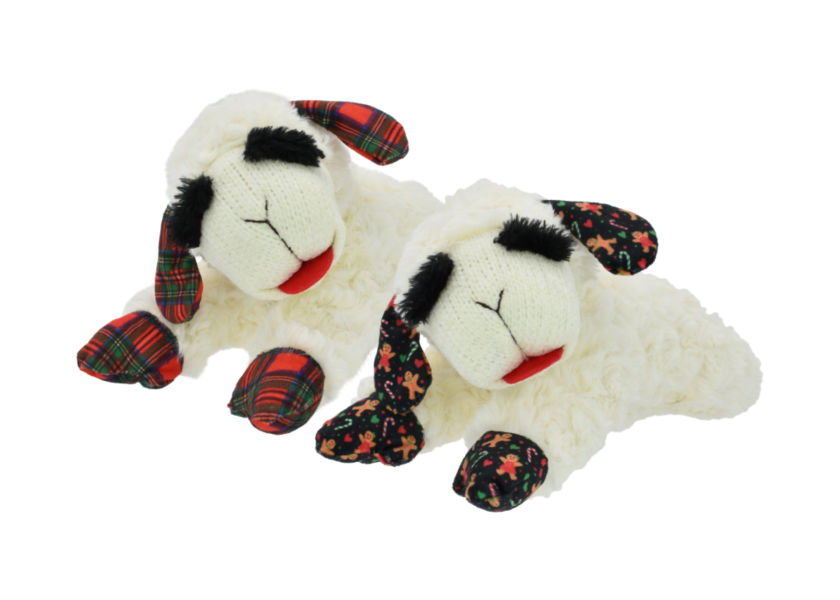 Multipet | Lamb Chop® 聖誕長睫毛綿羊啾啾玩偶 