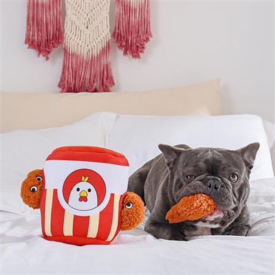 HugSmart | 香脆炸雞桶藏食嗅聞玩具 