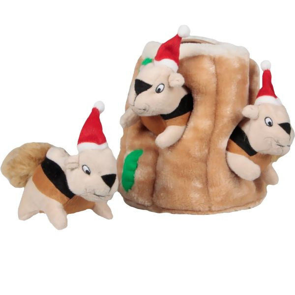 Outward Hound Hide-a-Squirrel 聖誕版松鼠的家 尋寶藏食玩具 