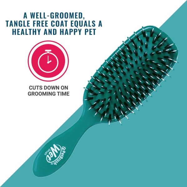 PetBrush | 寵物豬鬃毛二合一梳 