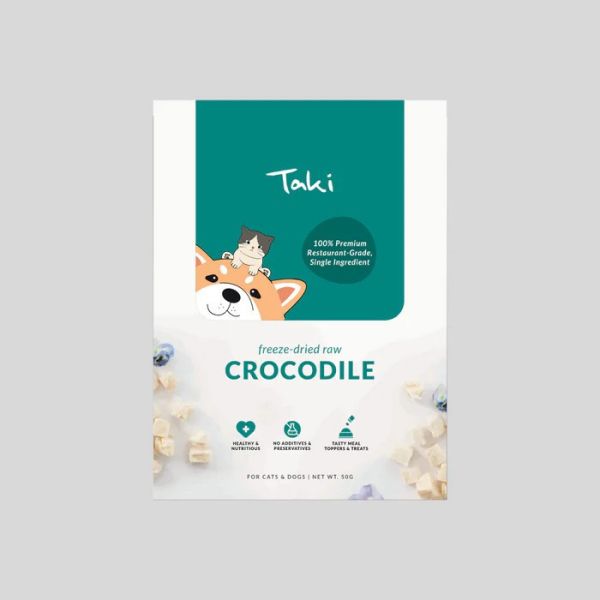 新加坡第一凍乾零食品牌 Taki 大喜 鱷魚凍乾 50g 