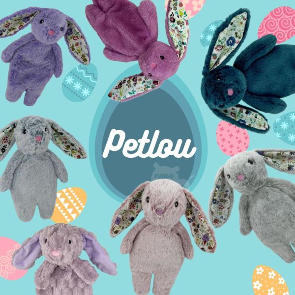 Petlou | 軟綿綿田園兔兔啾啾/響紙絨毛玩偶 