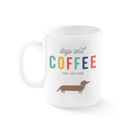 Petshop｜狗狗咖啡時光陶瓷馬克杯 