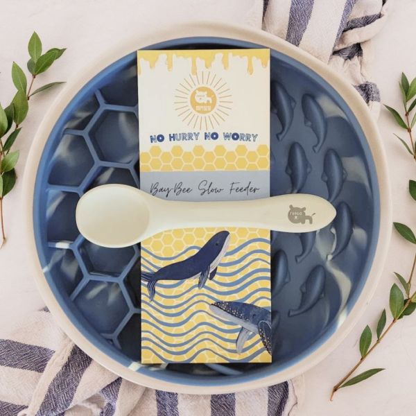 No Hurry No Worry系列 Bay-Bee Slow Feeder 海邊的蜂巢享食碗 