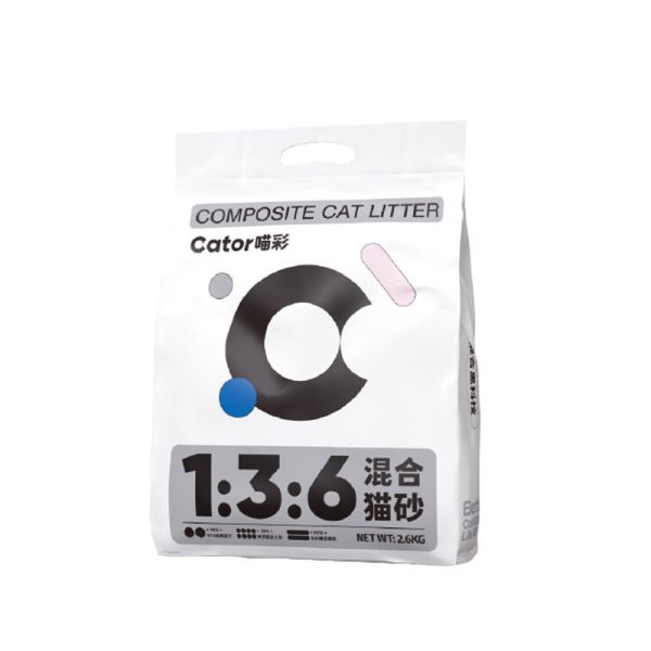 Cator 喵彩 1:3:6 混合貓砂 (豆腐砂+礦砂+除臭顆粒) 毛孩舟舟 - Cator 喵彩 1:3:6 混合貓砂 (豆腐砂+礦砂+除臭顆粒)