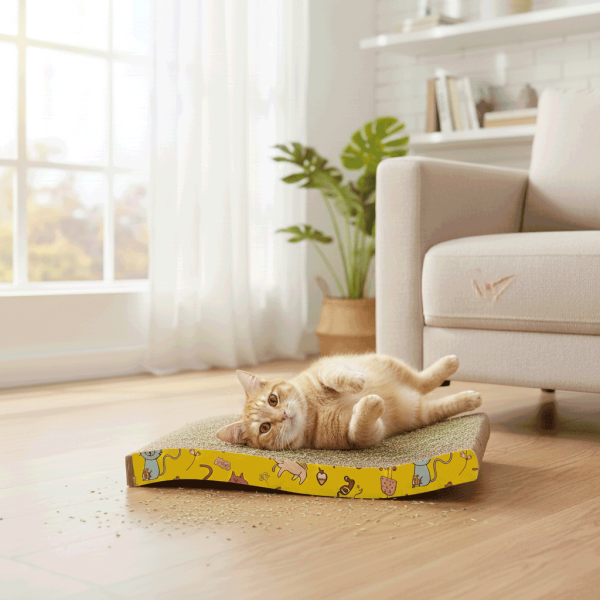 磨力翹貓抓板 毛孩舟舟,貓抓板,抓板