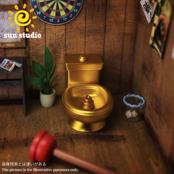 SUN studio 便秘可達鴨馬桶可達鴨&通馬桶耿鬼 