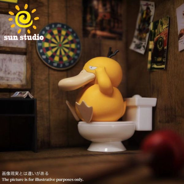 SUN studio 便秘可達鴨馬桶可達鴨&通馬桶耿鬼 