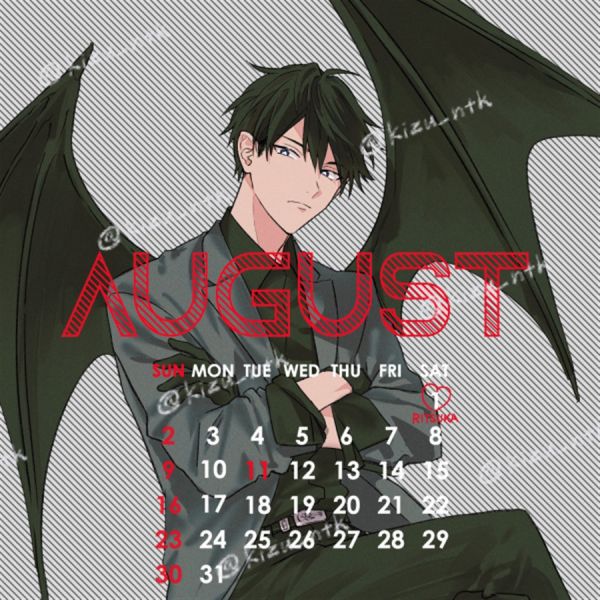不限通路 キヅナツキ GIVEN 被贈與的未來 2026年月曆 桌曆*1月中旬發售! キヅナツキ,2026年,月曆,桌曆,立夏,真冬,被贈與的未來,ギヴン,ギヴンカレンダー2026