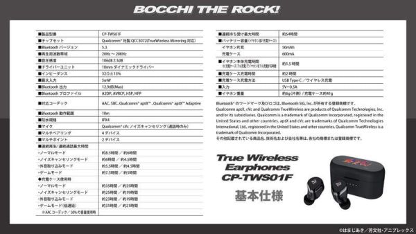 ONKYO 孤獨搖滾 聯名耳機 CP-TWS01F【跨境】1125 *2027年2月上旬發售! ONKYO,孤獨搖滾,聯名耳機,藍芽耳機,CP-TWS01F,ぼっち・ざ・ろっく！,CP-TWS01F