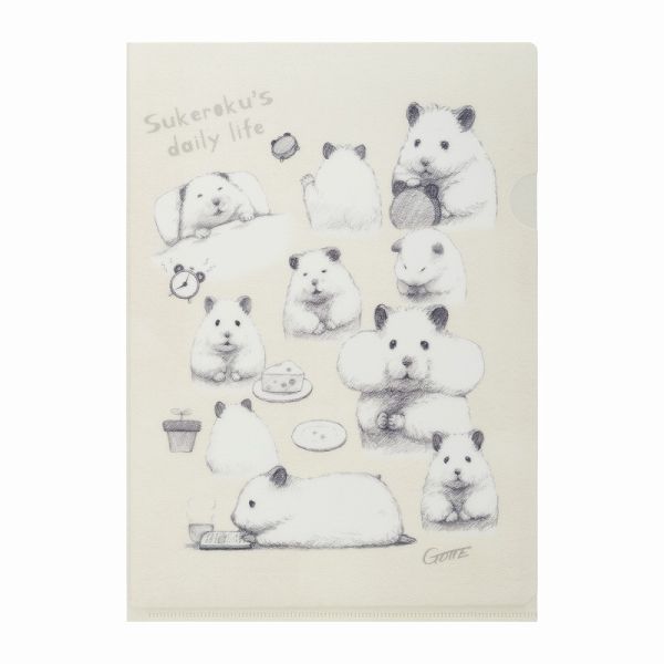 GORILLAND 倉鼠 助六的日常 Ham Ham 資料夾 可選款 2025原畫展 倉鼠,助六的日常,黃金鼠,波利鼠,熊鼠,韓彬,GOTTE,資料夾,Ham,原畫展