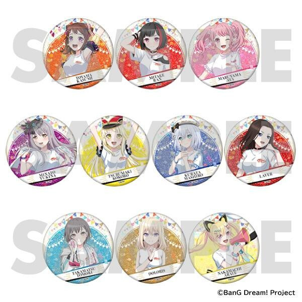 MOVIC BanG Dream! 10周年軌跡展 徽章組 *8月下旬0711 MOVIC,BanG Dream,10周年軌跡展,10周年の軌跡展,徽章組