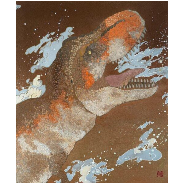 水島篤 作品集 畫集「恐竜日本画帖 恐龍日本畫帖」*4/30發售! 水島篤,作品集,畫集,恐竜,日本,画帖,恐龍,日本,畫帖