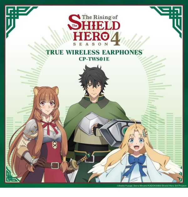 ONKYO 盾之勇者成名錄 Season 4 聯名耳機 CP-TWS01E【跨境】0804*10月中旬～10月下旬發售! ONKYO,盾之勇者成名錄,聯名,耳機,CP-TWS01E,盾の勇者の成り上がり