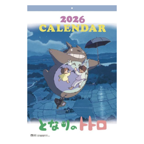 CL-2 龍貓 隔壁的豆豆龍 2026年壁掛式月曆 掛曆*9/20發售! CL-2,龍貓,隔壁的豆豆龍,2026年,壁掛式,月曆,掛曆,となりのトトロ,2026年,カレンダー