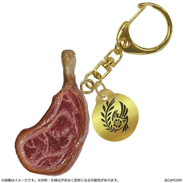 日版 魔物獵人 荒野 Wilds 全熟肉 烤肉 造型吊飾  0814*11月發售! 日版,魔物獵人,荒野,Wilds,全熟肉,烤肉,吊飾,モンスターハンター,ワイルズこんがり肉,キーホルダー