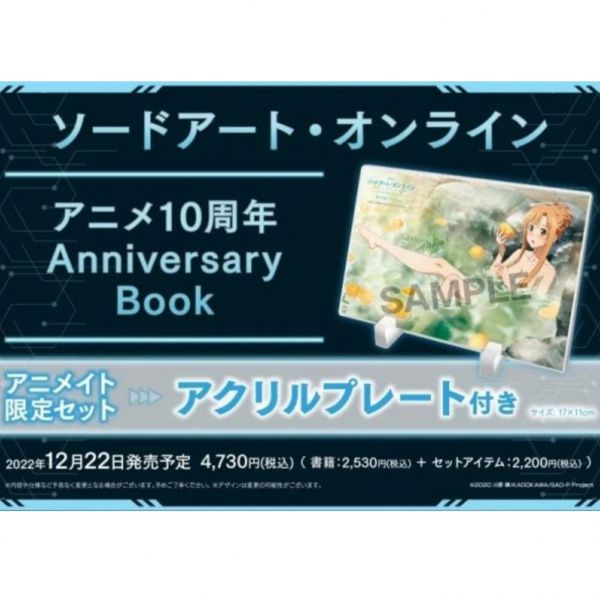 SAO 刀劍神域 動畫10週年/ 10周年紀念書 附:海報 刀劍神域