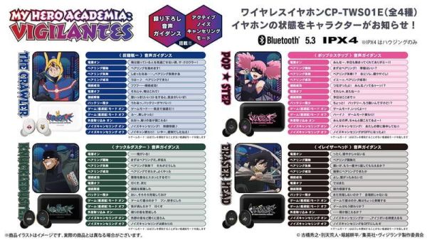 ONKYO 正義使者- 我的英雄學院之非法英雄 聯名耳機 CP-TWS01E【跨境】0624*8月下旬～9月上旬發售! ONKYO,正義使者,我的英雄學院之非法英雄,聯名,耳機,CP-TWS01E,僕のヒーローアカデミア