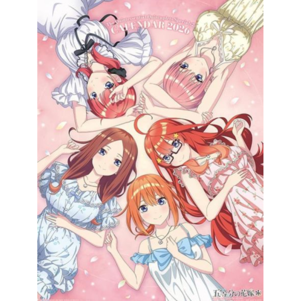 CL-35 五等分的新娘 五等分の花嫁 2026年壁掛式月曆 掛曆 *10/11發售! カレンダー,CL-35,五等分的新娘,五等分の花嫁,2026年,壁掛式,月曆,掛曆,五等分の花嫁